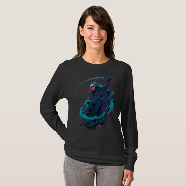 Döden uppträder t shirt (Hel framsida)