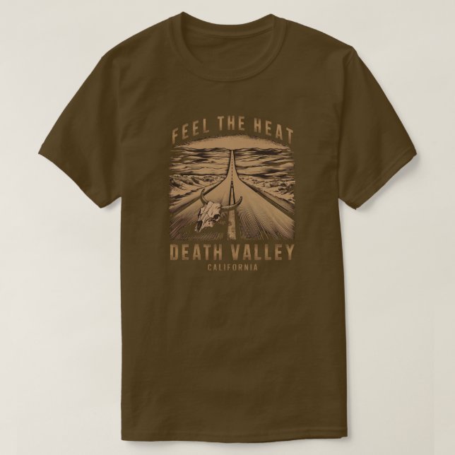 Döden Valley California Feel Heat T Shirt (Design framsida)