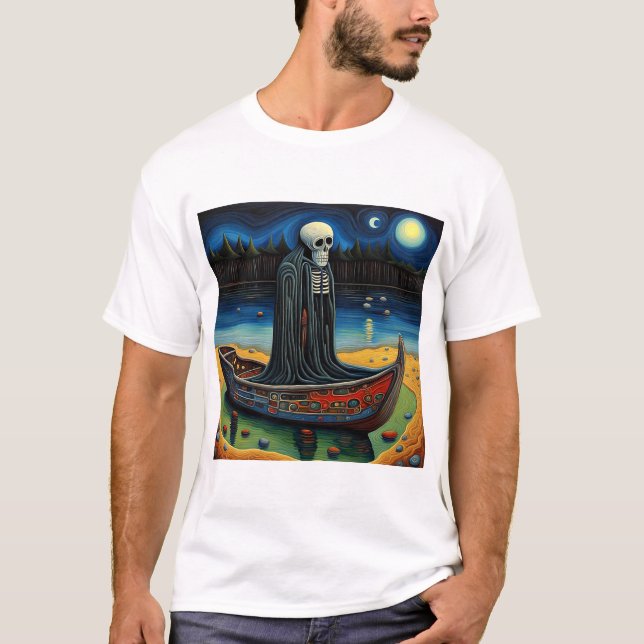 Döden väntar på land 2 t shirt (Framsida)
