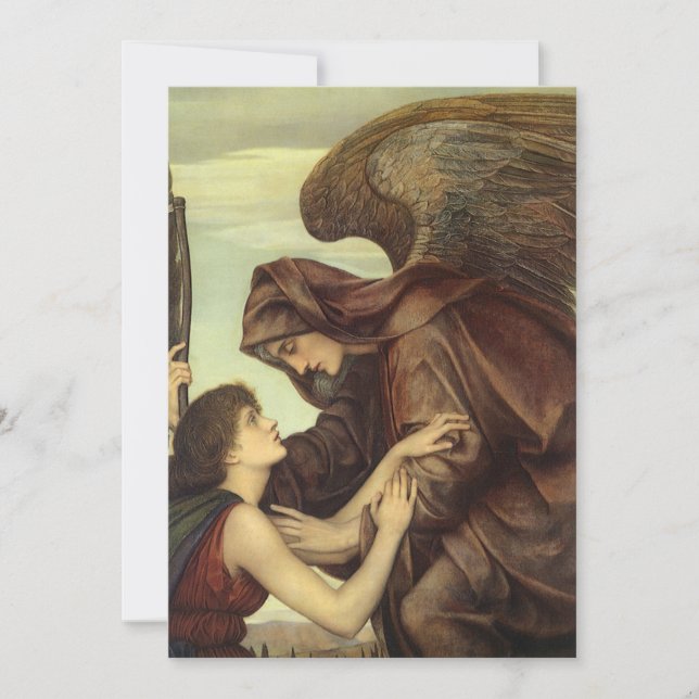 Dödens ängel av Evelyn De Morgan (Framsida)