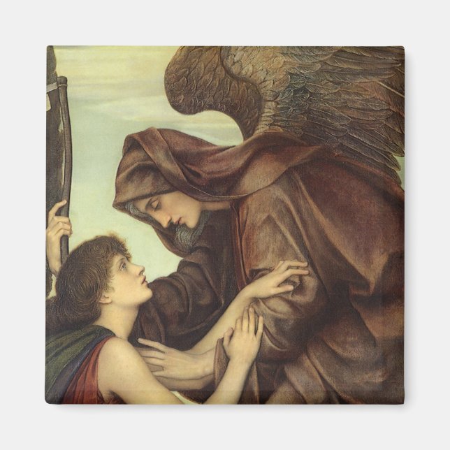 Dödens ängel av Evelyn De Morgan Magnet (Framsidan)
