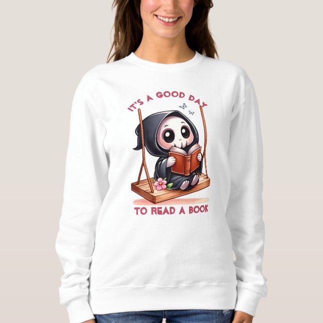 Dödens Bokälskare, Anpassad Bokklubb T Shirt (Framsida)