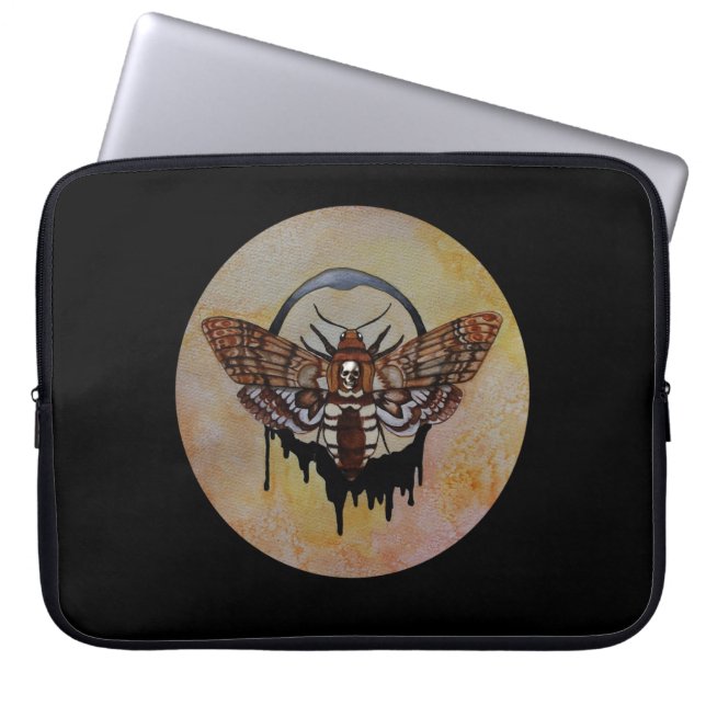 Dödens chef Hawk Moth Laptop Fodral (Framsidan)