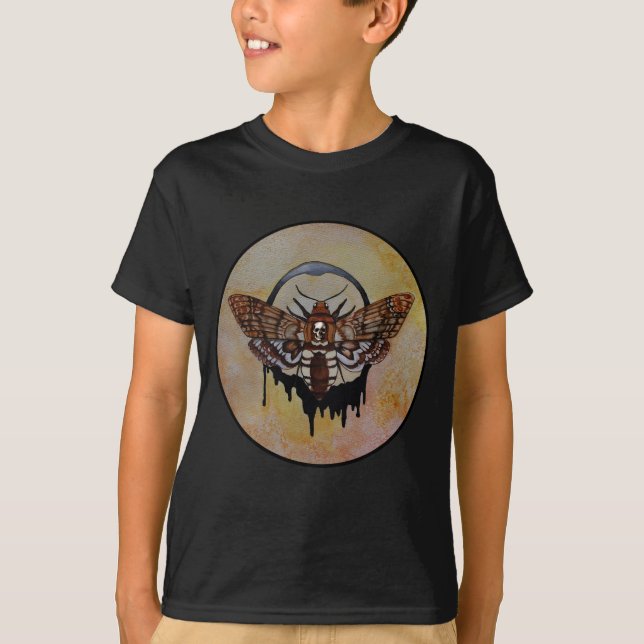 Dödens chef Hawk Moth Tee Shirt (Framsida)