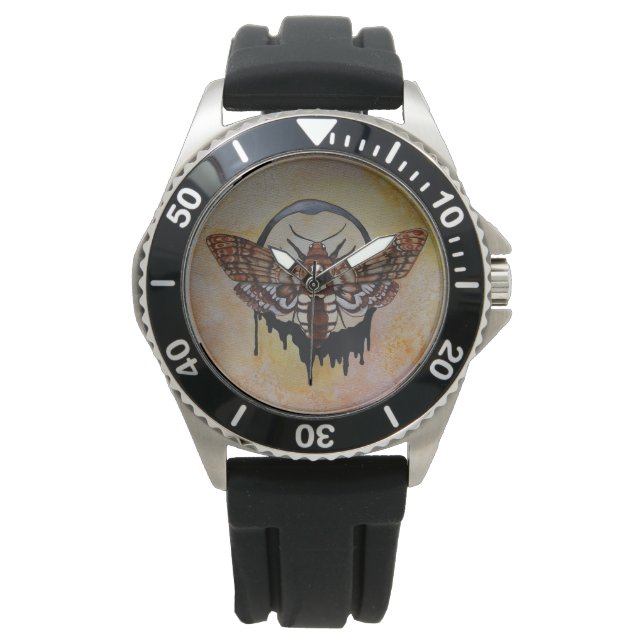 Dödens chef Hawk Moth Watch Armbandsur (Framsida)
