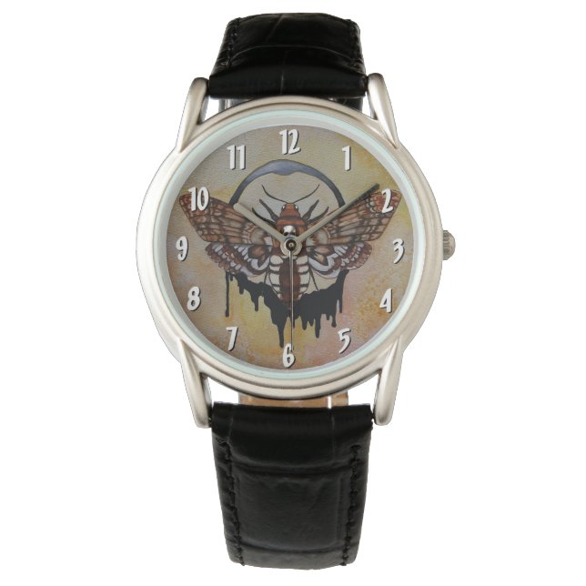 Dödens chef Hawk Moth Watch Armbandsur (Framsida)