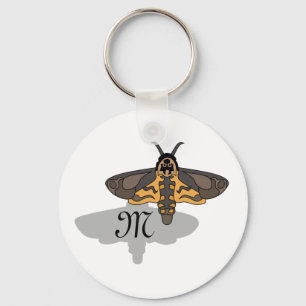 Dödens Hawk Head Moth Monogram Nyckelring