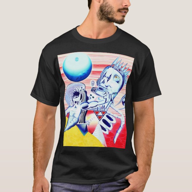 Dödens Krona - Oljemålning T Shirt (Framsida)