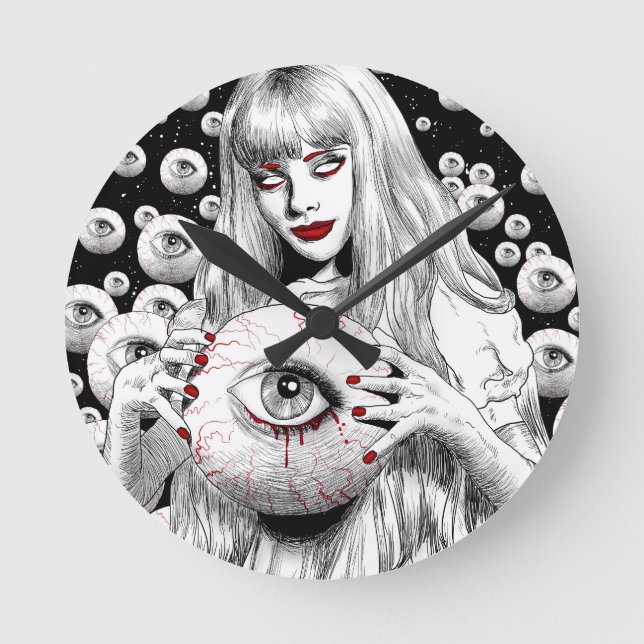 Dödens sprit rund klocka (Framsida)