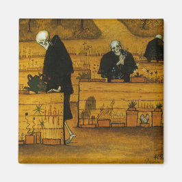 Dödens trädgård (av Hugo Simberg) Magnet