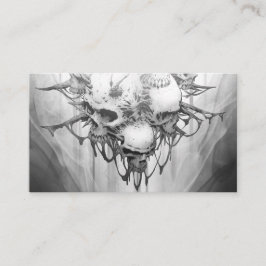 Dödens utseende: Gothic Skull Visitkort