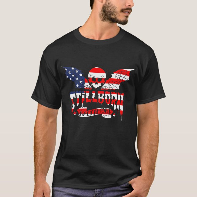 Dödfödda USA Tee Shirt (Framsida)