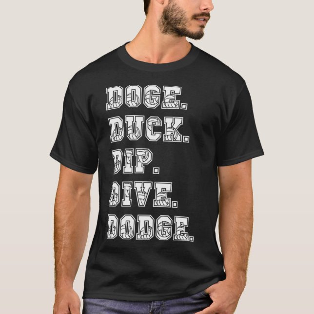 Dodge Anka Dip Dive Dodge Dodgeball labrador mamma T Shirt (Framsida)
