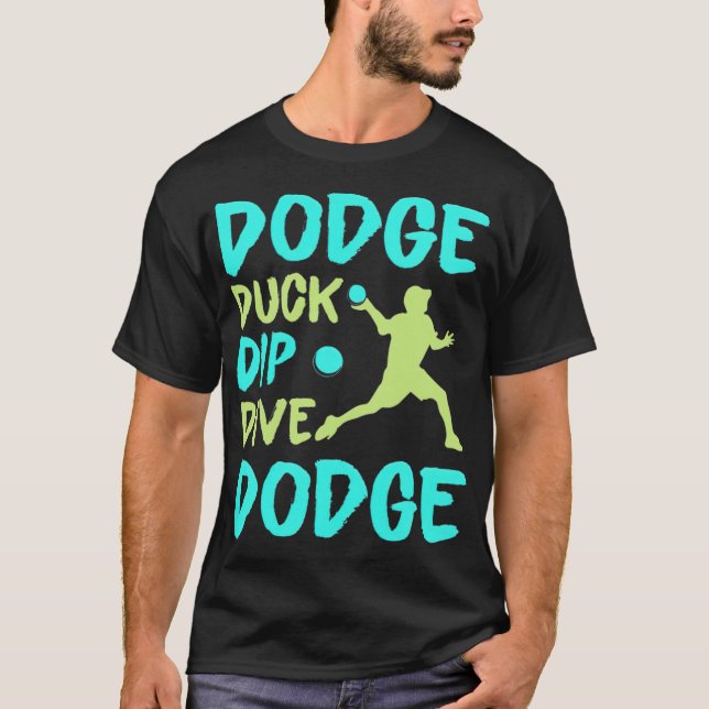 Dodge Anka Dip Dive Dodge Funny labradors hemdec T Shirt (Framsida)