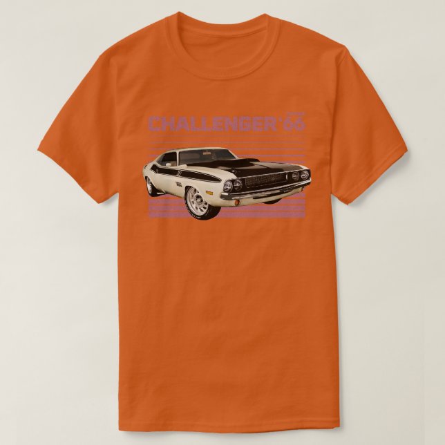DODGE CHALLENGER 1 T SHIRT (Design framsida)