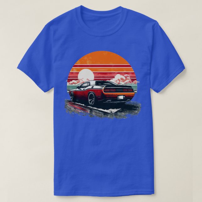 Dodge Challenger 1 T Shirt (Design framsida)