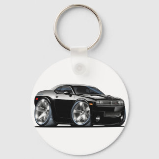 Dodge Challenger Black Car Nyckelring