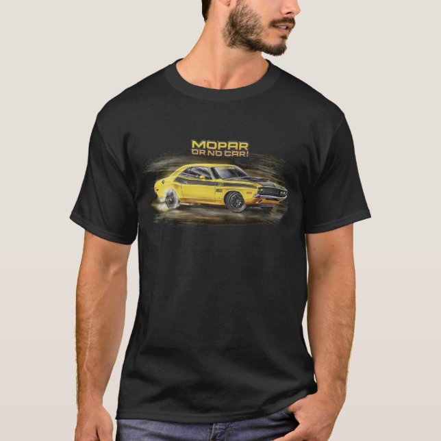Dodge Challenger - Mopar T Shirt (Framsida)
