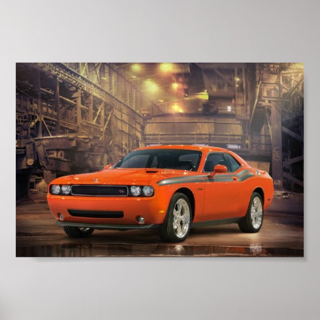 Dodge Challenger Poster (Framsidan)
