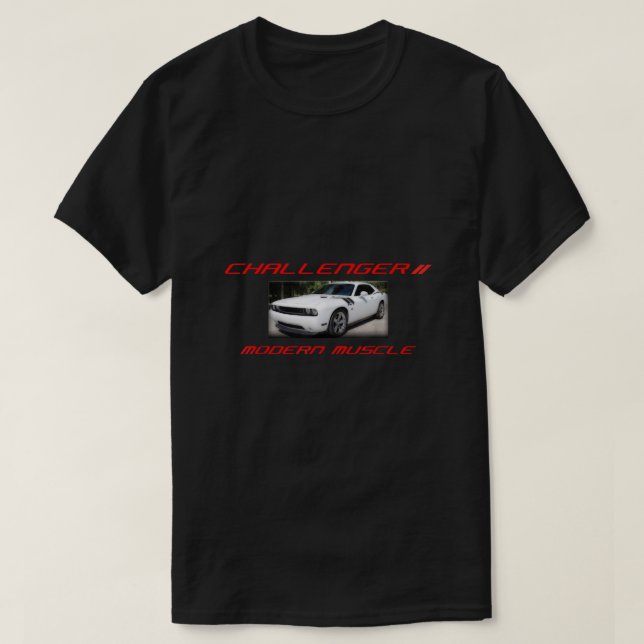 Dodge Challenger RT Artistic Stil T Shirt (Design framsida)