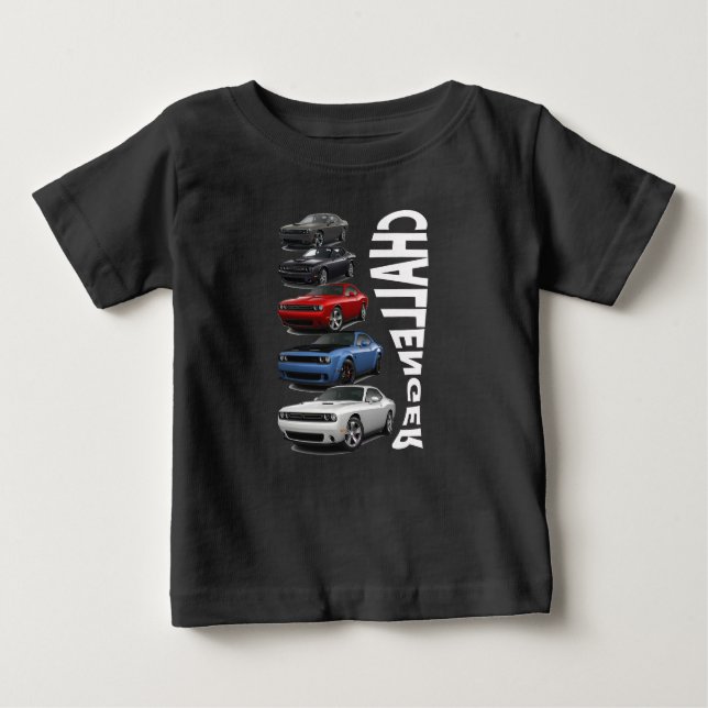 Dodge Challenger SRT T-Shirt (Framsida)