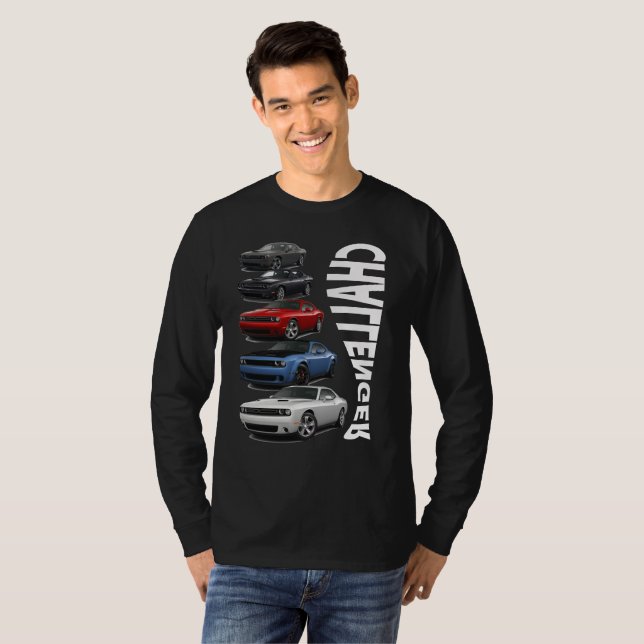 Dodge Challenger SRT T-Shirt (Hel framsida)