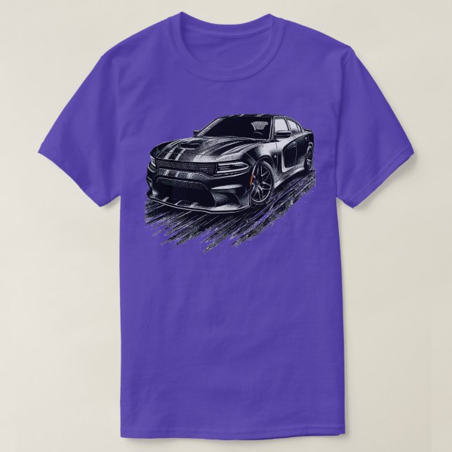 Dodge Charger 13 T Shirt (Design framsida)