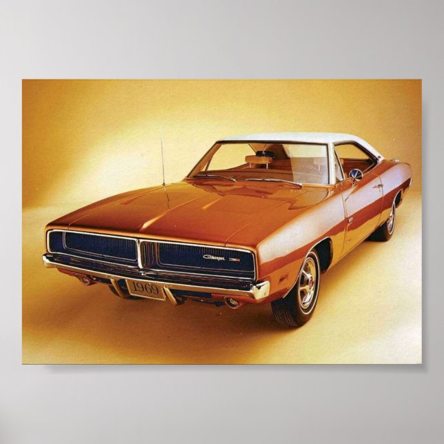 Dodge Charger 1969 Poster (Framsidan)
