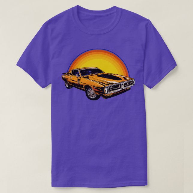 DODGE CHARGER 2 T SHIRT (Design framsida)