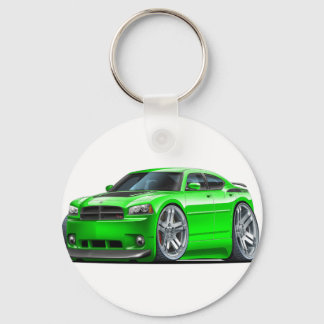 Dodge Charger Daytona Grönt Car Nyckelring