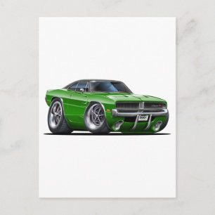 Dodge Charger-Grönt Vykort