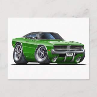 Dodge Charger-Grönt Vykort