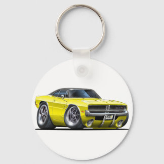 Dodge Charger-Gult Nyckelring