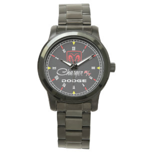 Dodge Charger RT Stainless Steel Quartz Watch Armbandsur