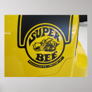Dodge Charger SRT Toppen Bee Emblem Poster