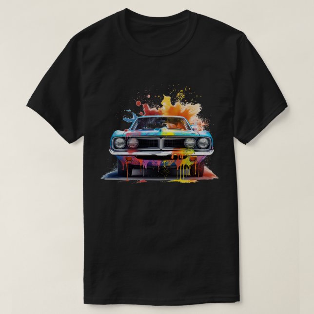 Dodge Charger T Shirt (Design framsida)