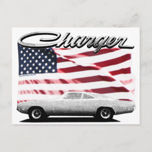 Dodge Charger-vykort Vykort