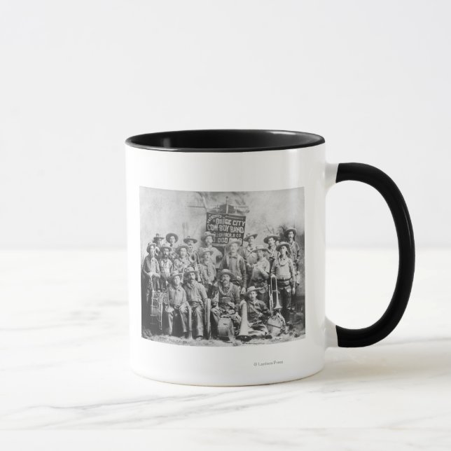 Dodge City Cow-Boy Band med instrument Mugg (Höger)