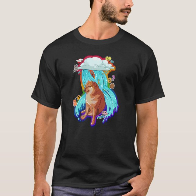 Dodge Coin Hund Memid T Shirt (Framsida)