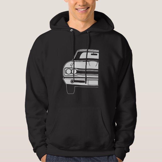 Dodge Coronet Super Bee 1968 2 Hoodie (Framsida)