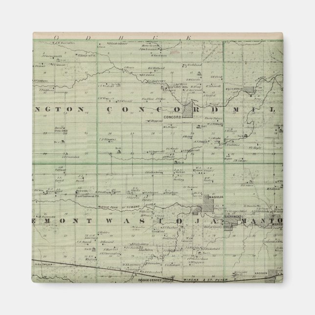 Dodge County, Minnesota Magnet (Framsidan)