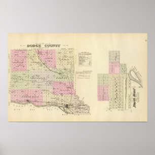 Dodge County Nebraska Poster