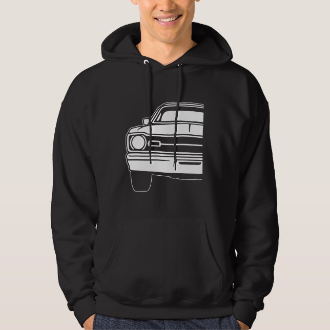 Dodge Dart 73 1 Hoodie (Framsida)