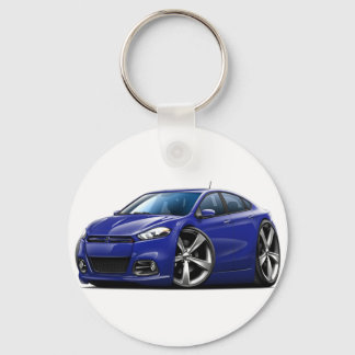 Dodge Dart Dk Blue Car Nyckelring