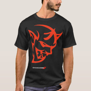 Dodge Demon Logotyp Pullover T Shirt