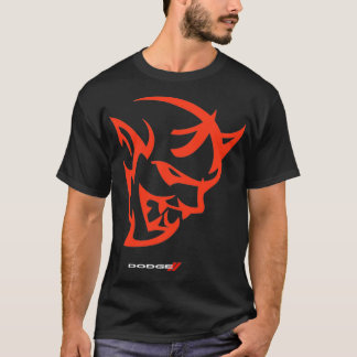 Dodge Demon Logotyp Pullover T Shirt