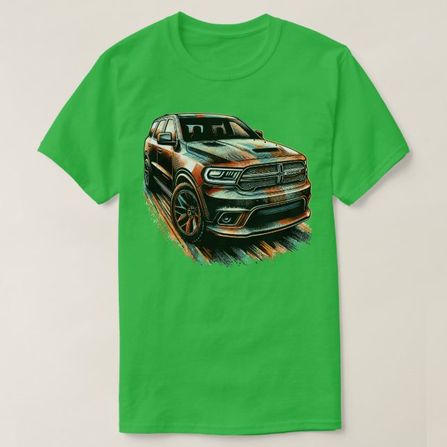 Dodge Durango 18 T Shirt (Design framsida)