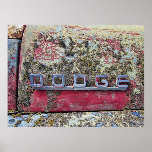 DODGE LASTBIL HUVA EMBLEM 1947 POSTER (Framsidan)