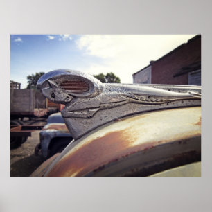DODGE LASTBIL HUVA ORNAMENT 1949 POSTER