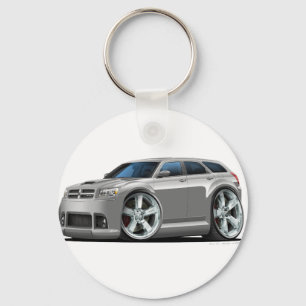 Dodge Magnum Silver Car Nyckelring